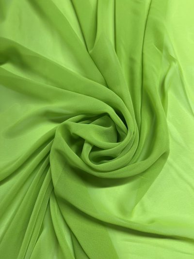 gasa lisa verde pistacho fluor