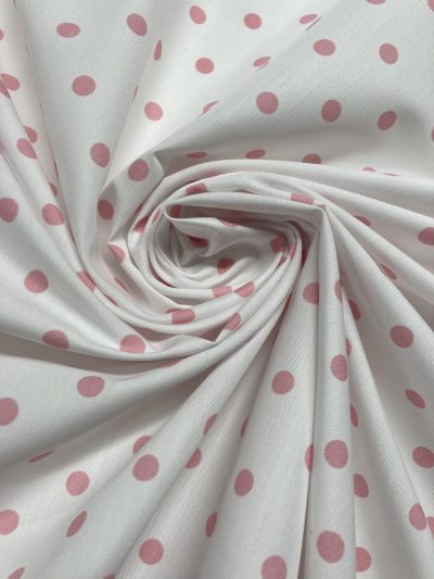 Popelín Flamenca lunar rosa 3mm-