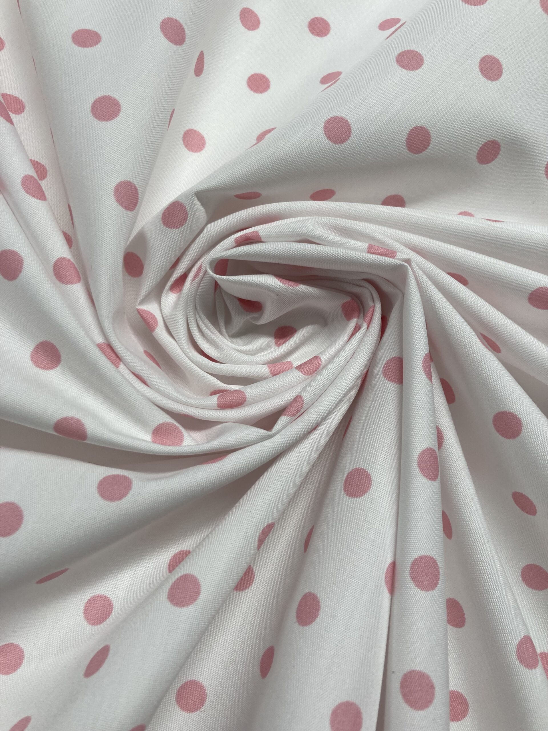 Popelín Flamenca lunar rosa 3mm-