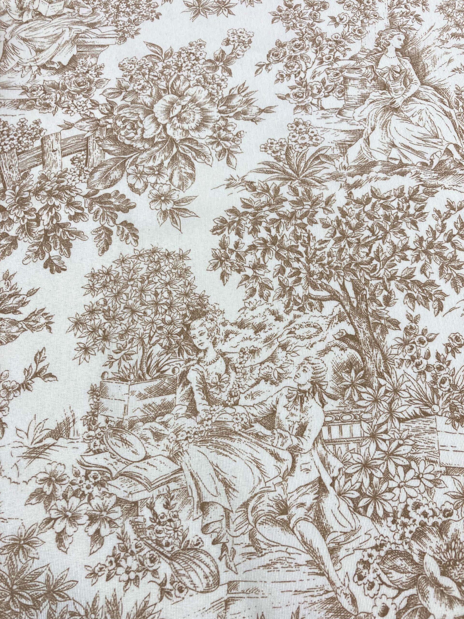 Loneta Toile de Jouy Beig