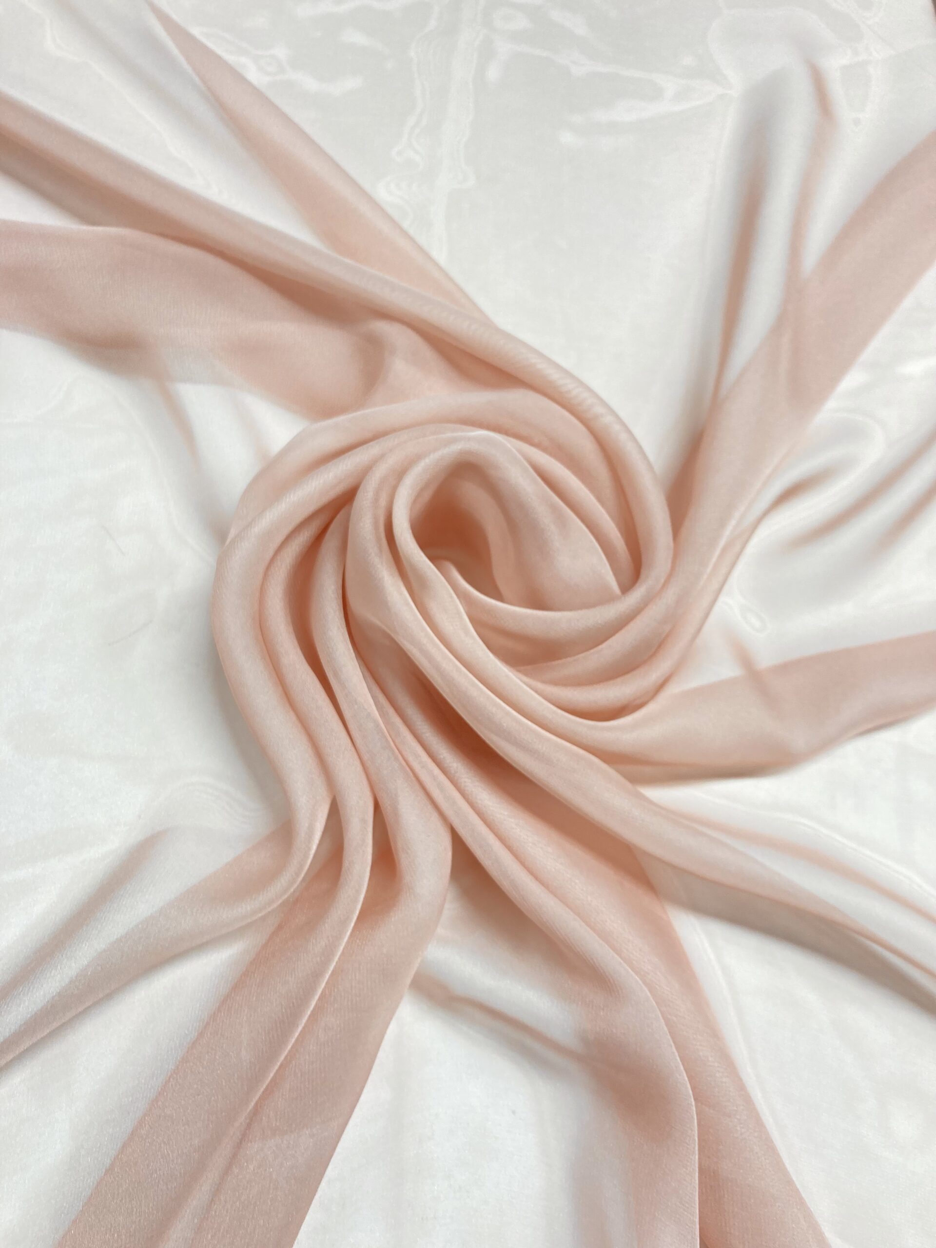 gasa lisa Vio salmón empolvado