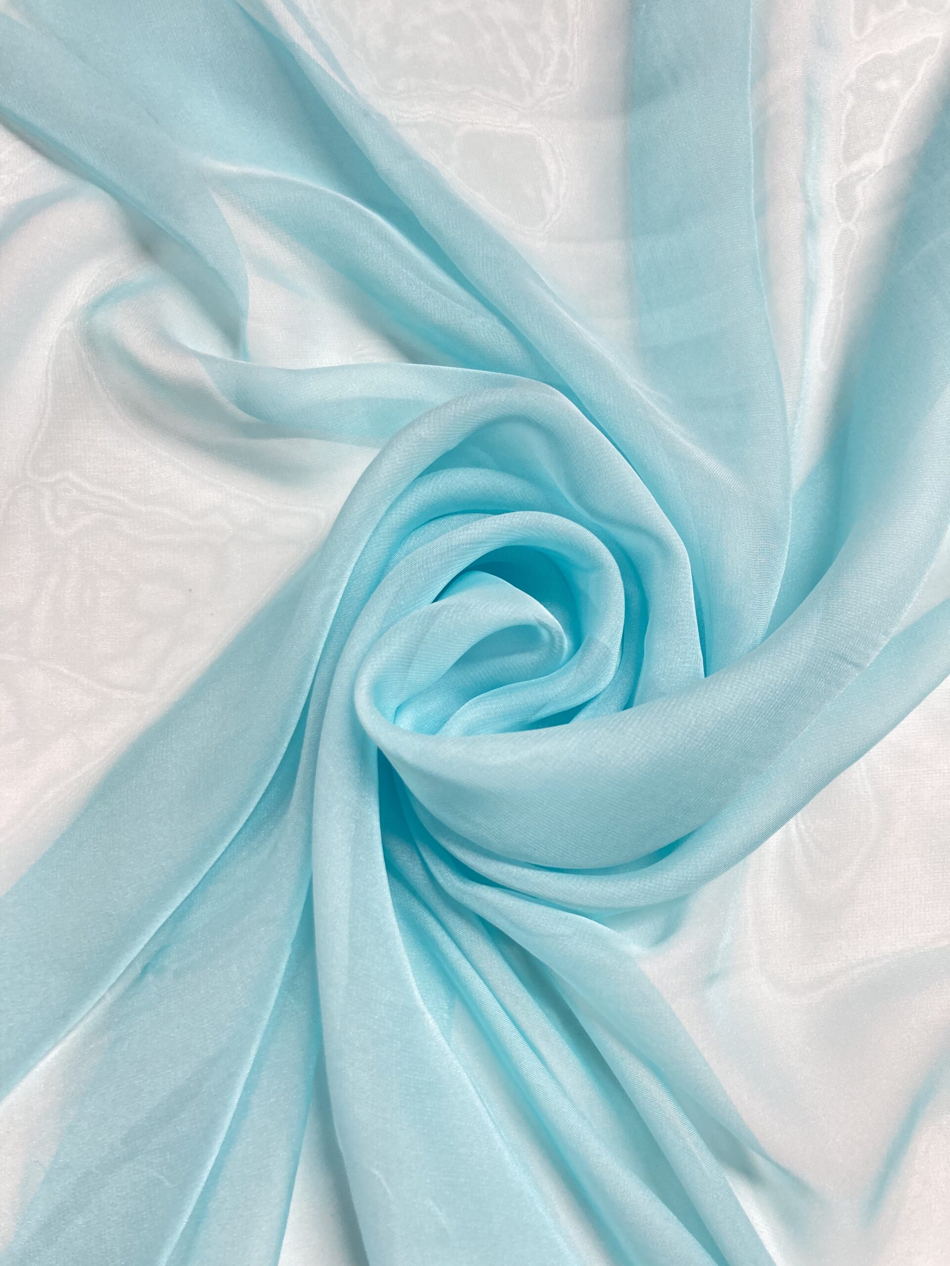 gasa lisa Vio turquesa