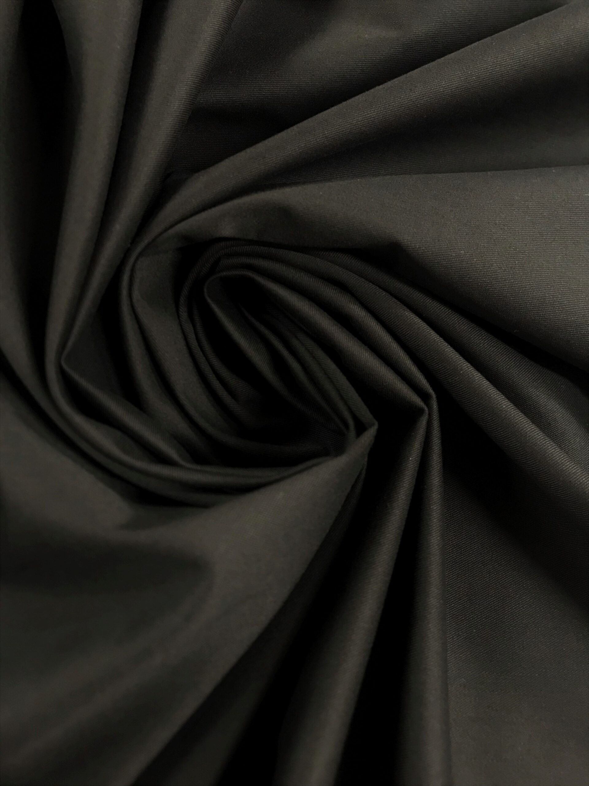 Popelín elástico pol/alg negro