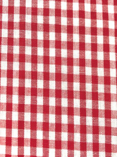 Vichy algodón 5mm rojo