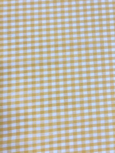 Vichy algodón 5mm amarillo