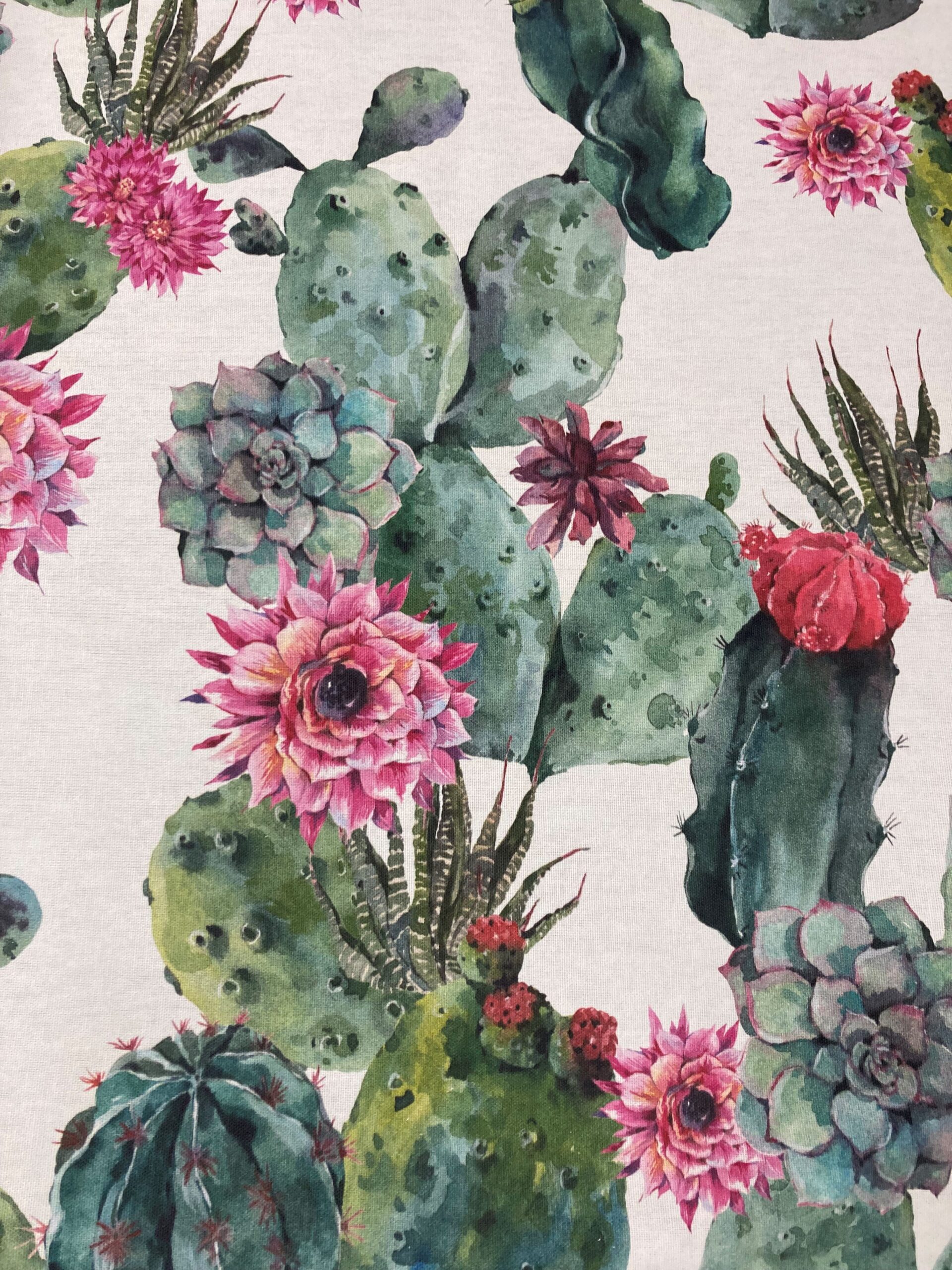 Mantelería Anti-Manchas Resinada Cactus