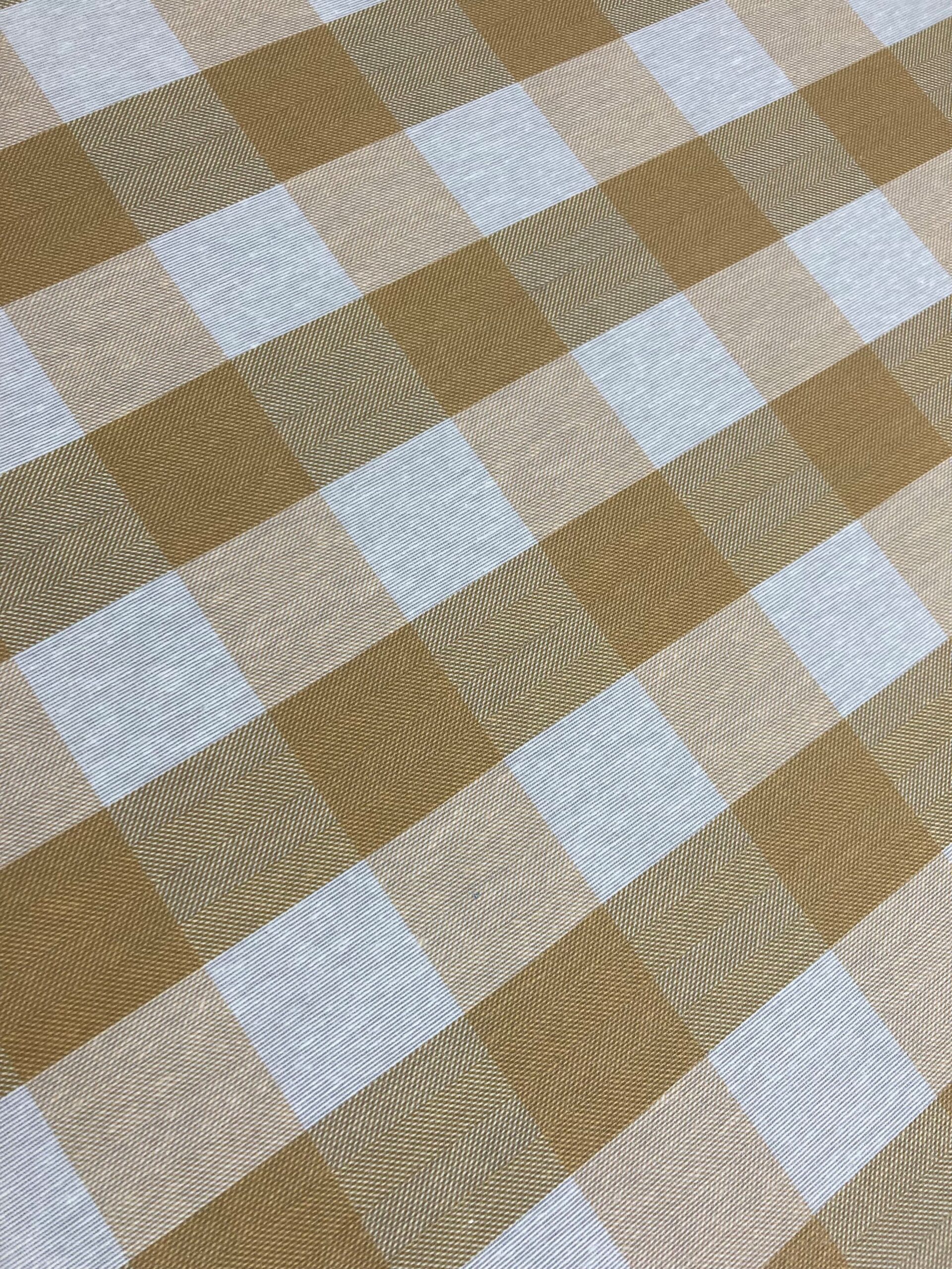 Mantelería Anti-Manchas Resinada Cuadros