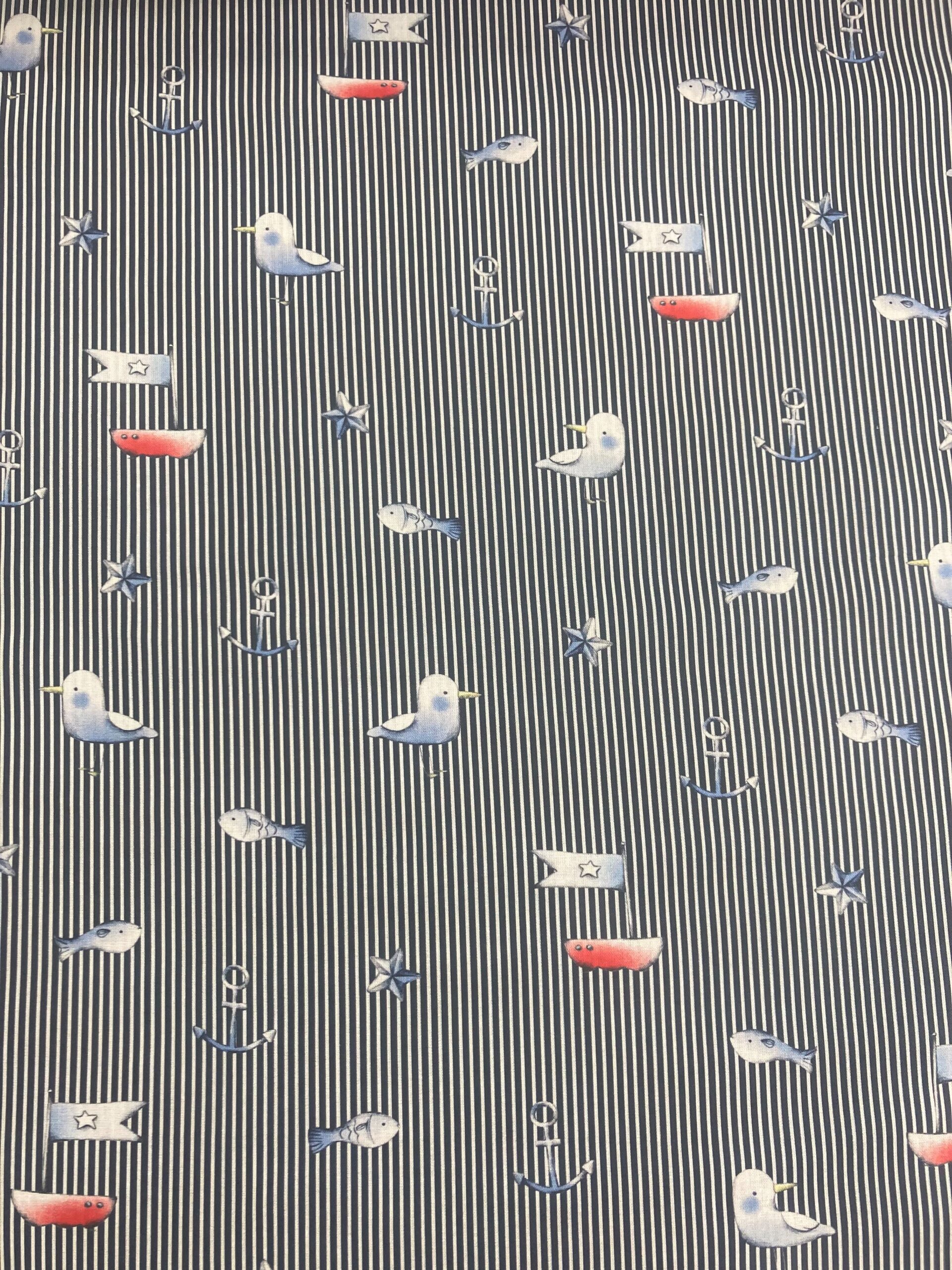 Algodón Marinero Gaviotas