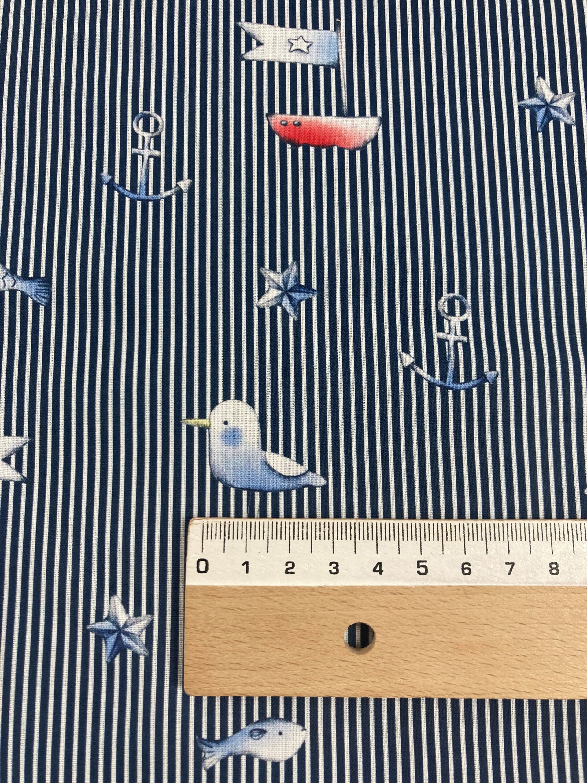 Algodón Marinero Gaviotas