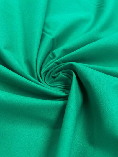 Algodón liso verde billar