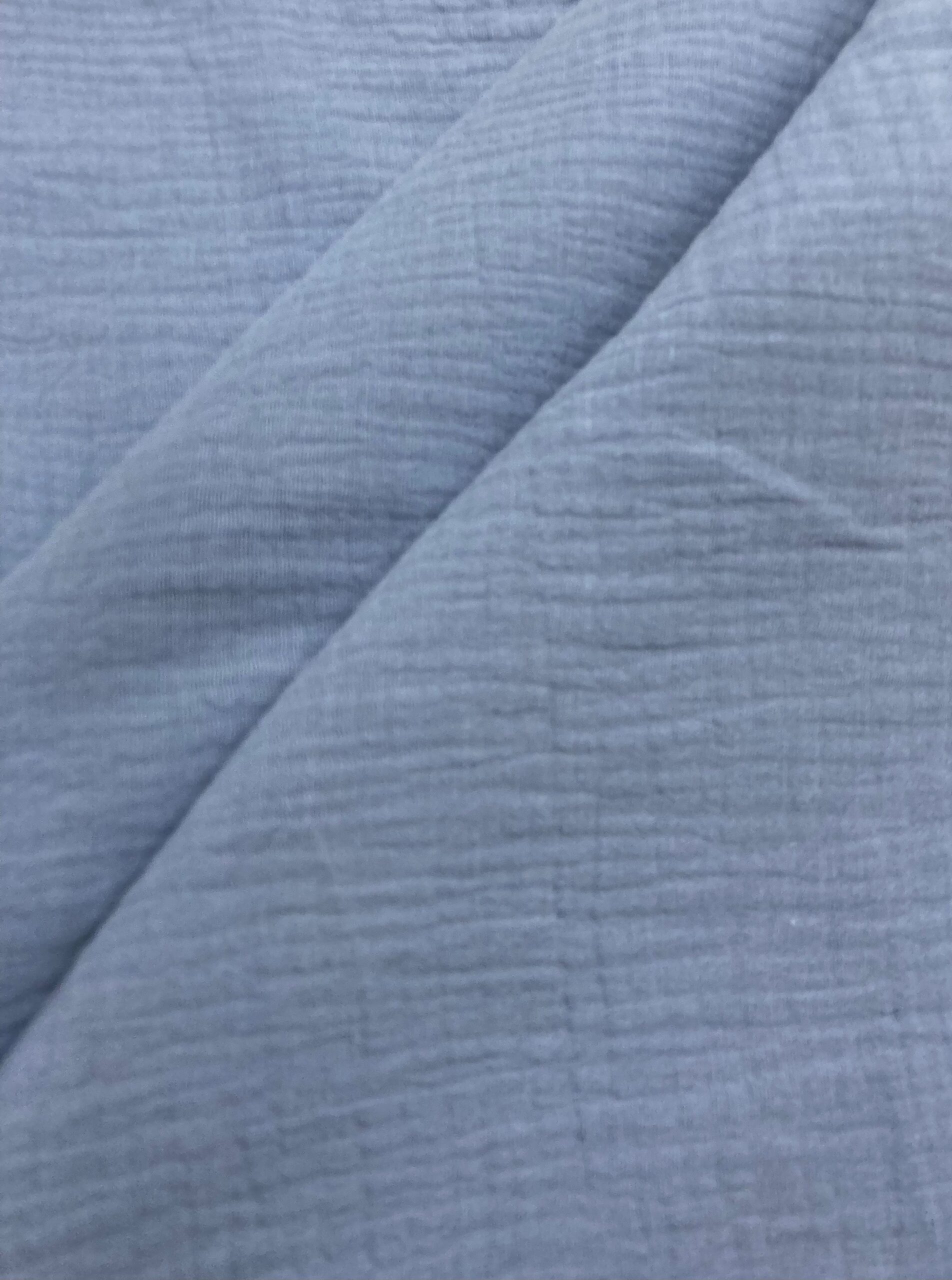 Doble gasa azul empolvado