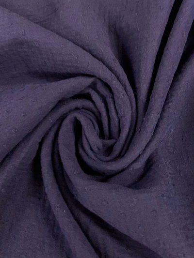 Doble Gasa Plumeti Azul Marino