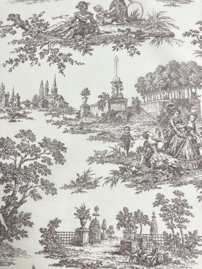 Tela Sabanas Toilé de Jouy visón
