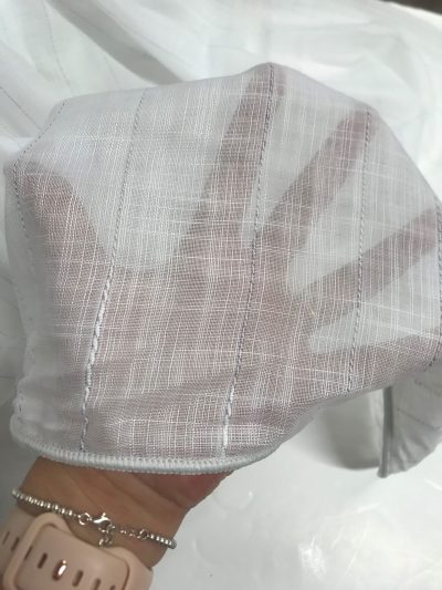 Visillo Rayas Azul Tinta