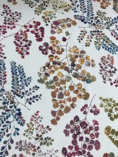 Tejido sabana percal ramas multi