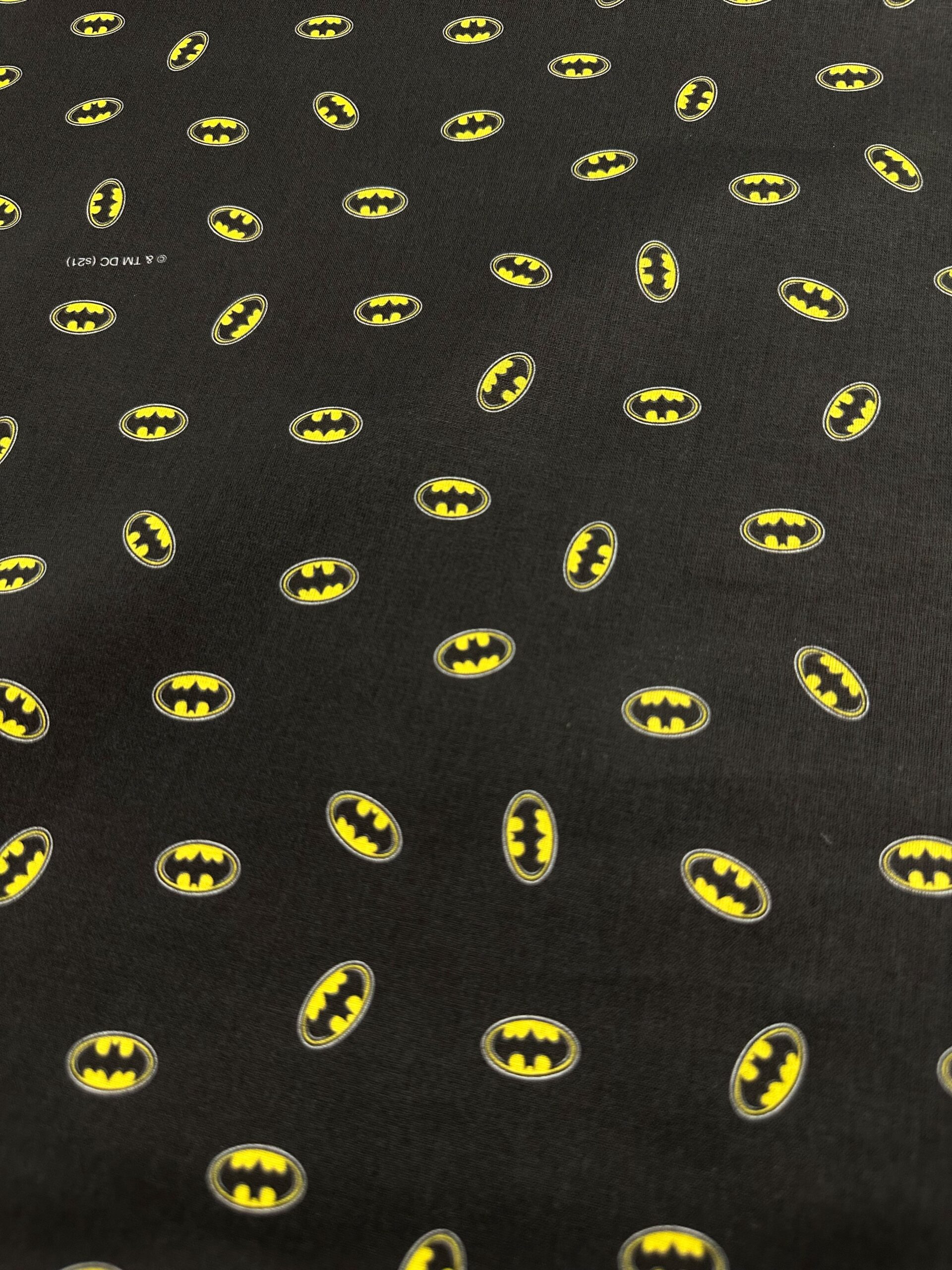 Algodón Batman logo f.negro