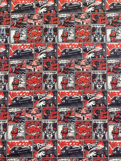 Cómic Héroes Rojo/Gris