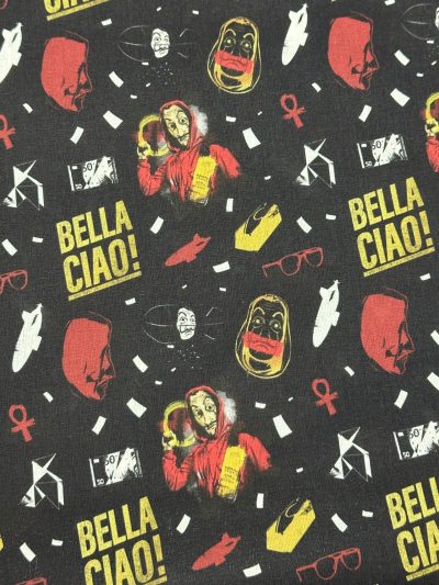 Casa de papel bella ciao f.negro