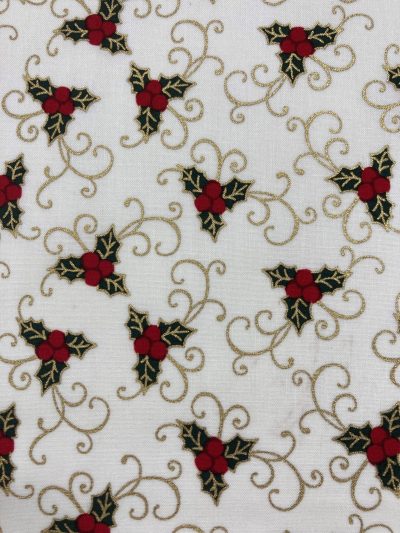 Algodón Navidad Muérdago