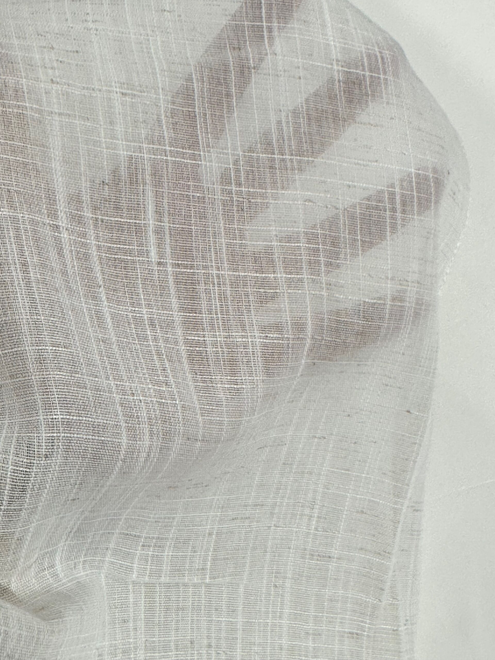 Visillo falso lino color lino