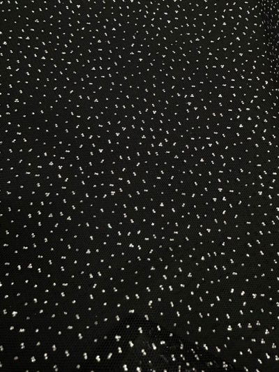 Tul plumeti fantasía stell negro/plata