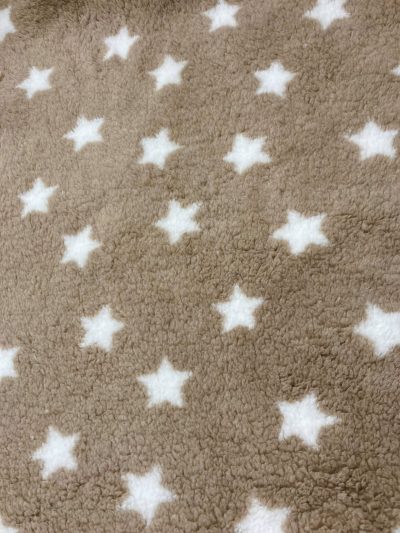 Borreguito sherpa estrellas f.beige