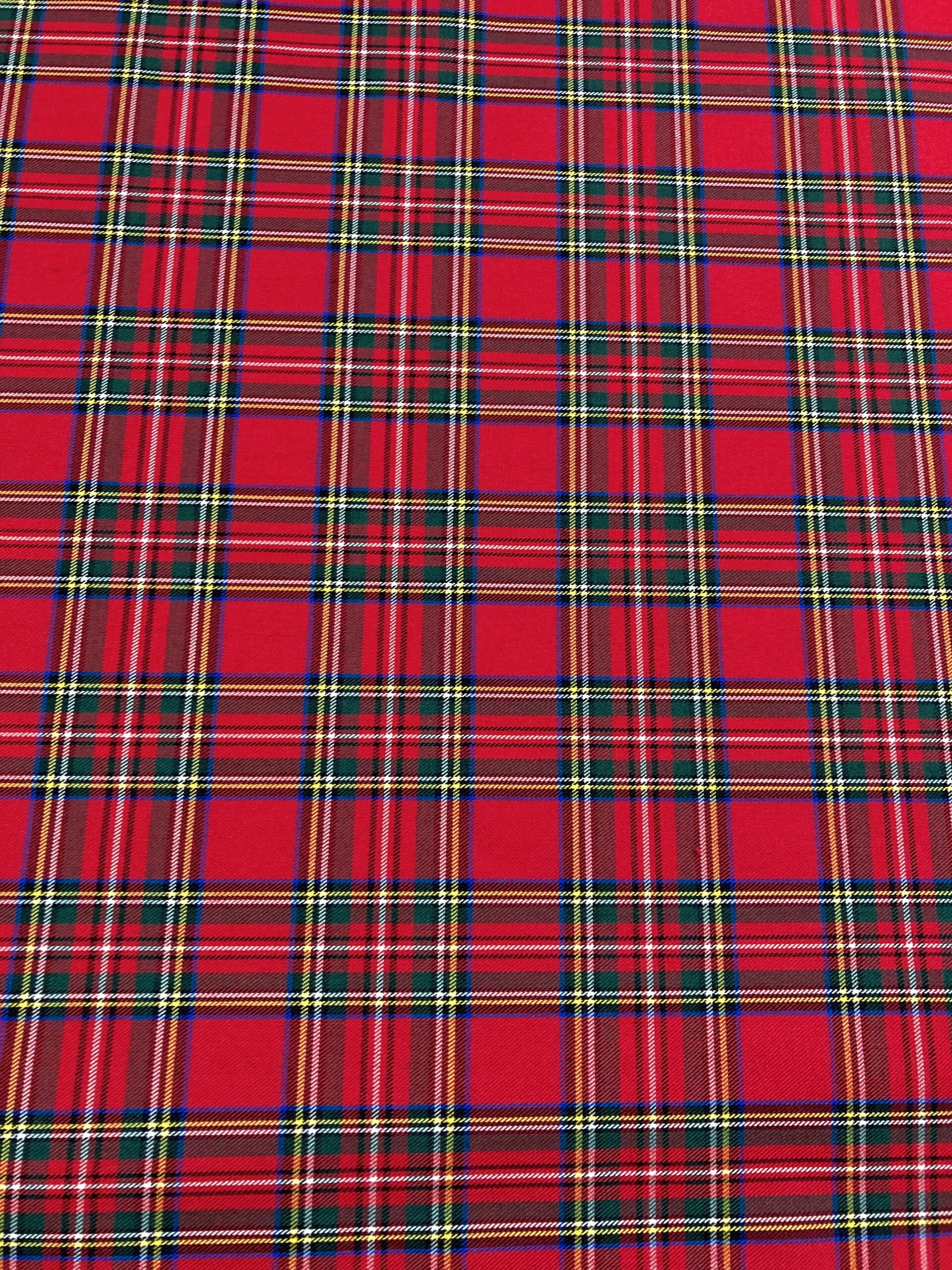 Cuadros escocés rojo 3cm