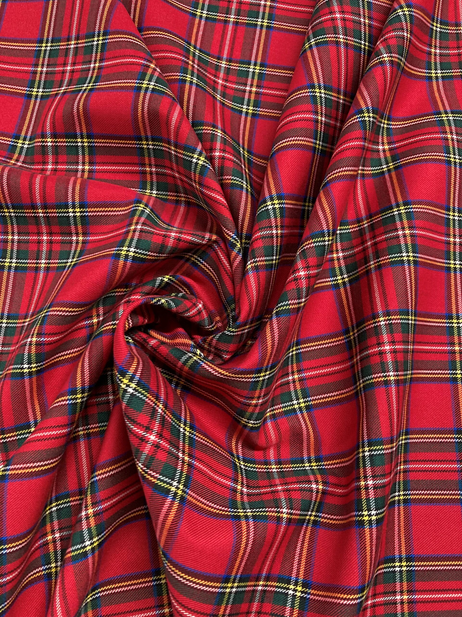 Cuadros escocés rojo 3cm