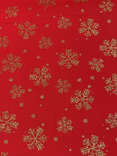 algodón navidad guirnalda f.rojo