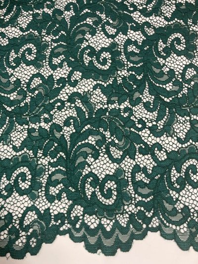 Encaje verde botella