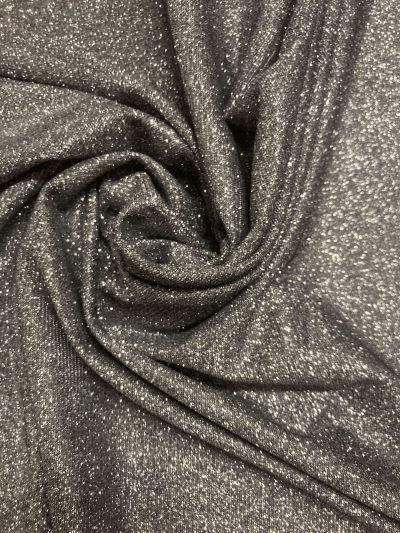 Punto lamé plata oscuro