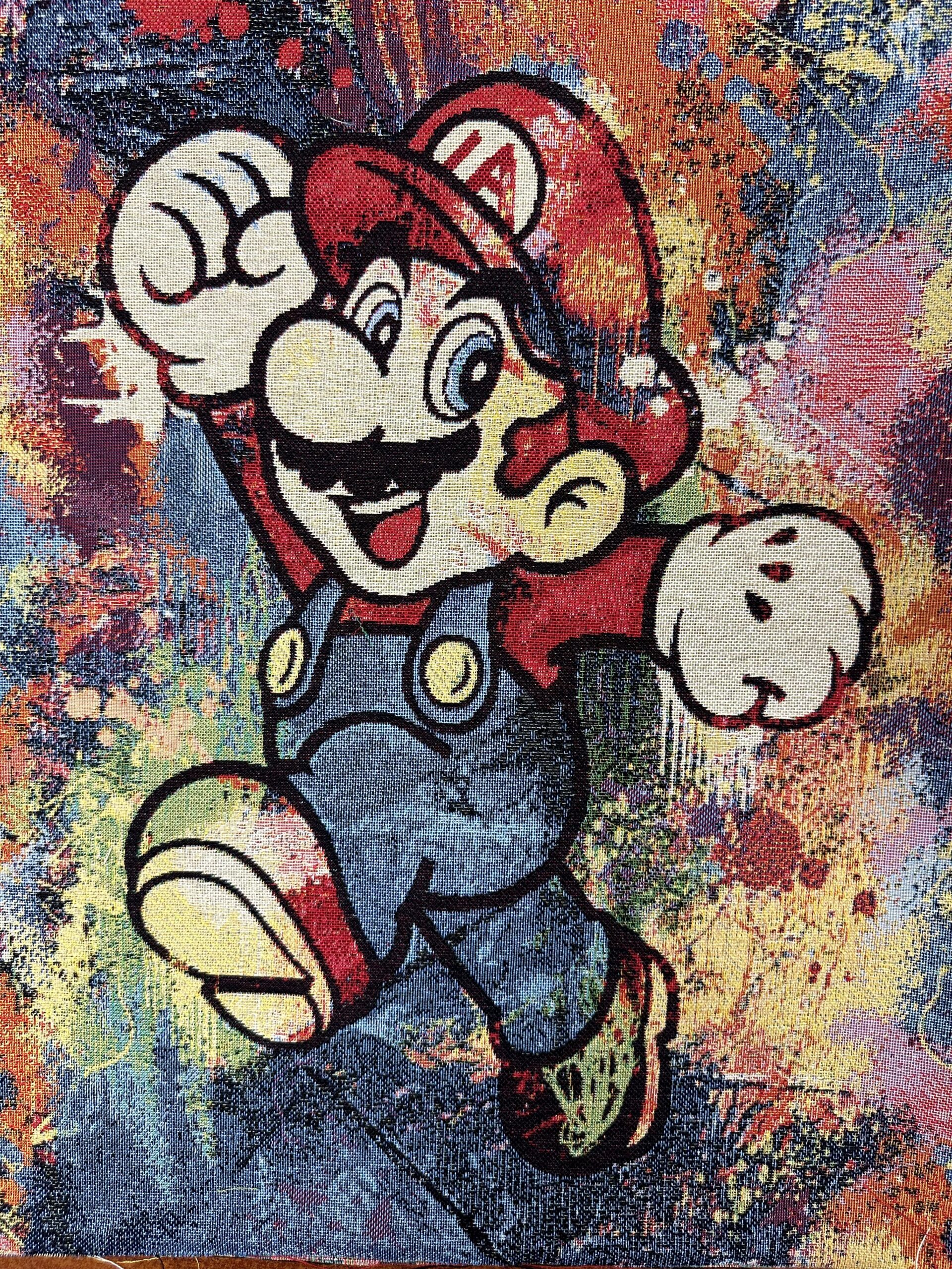 Gobelino panel Mario Bros.