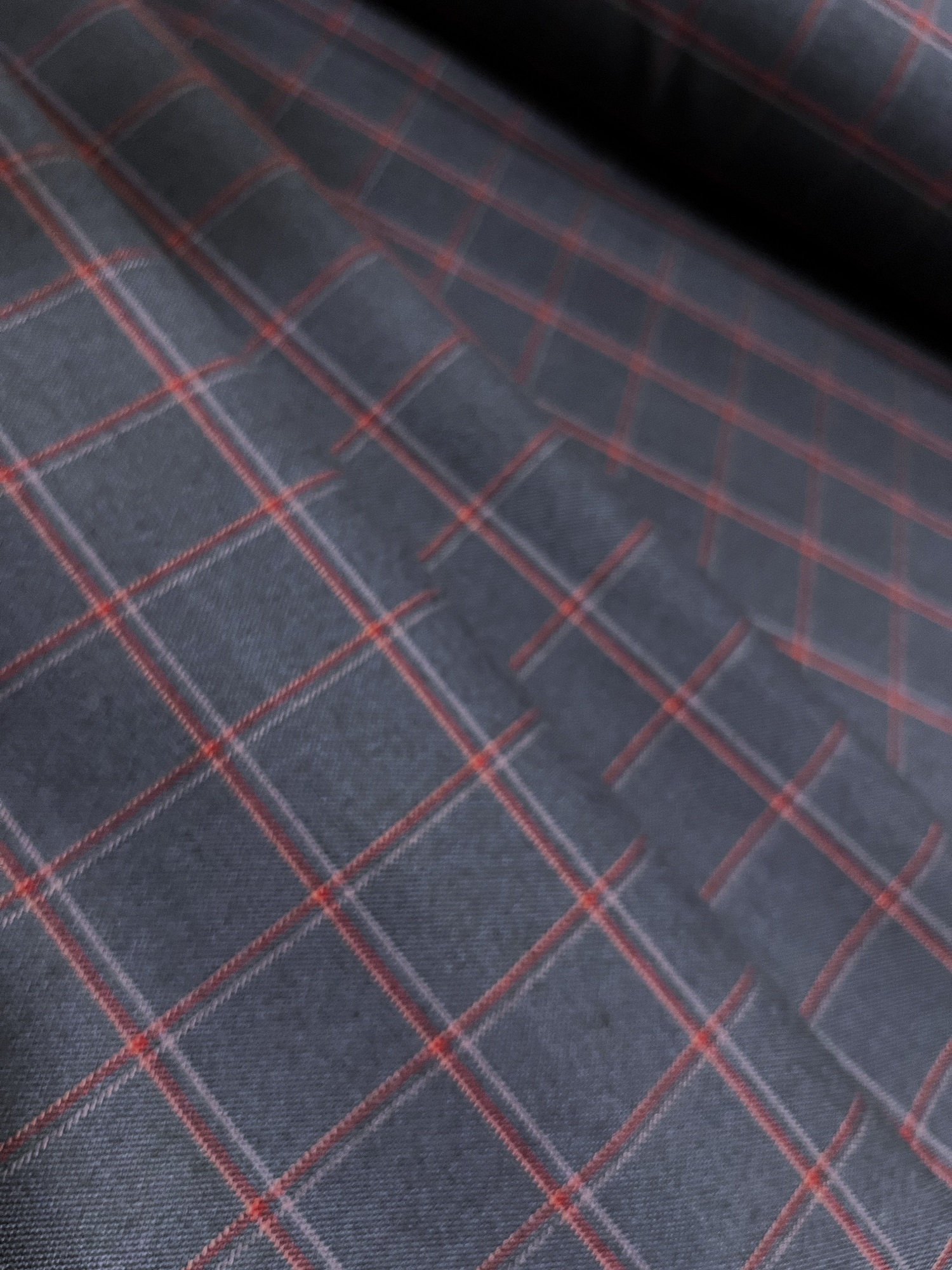 Cuadros escocés marino/rojo