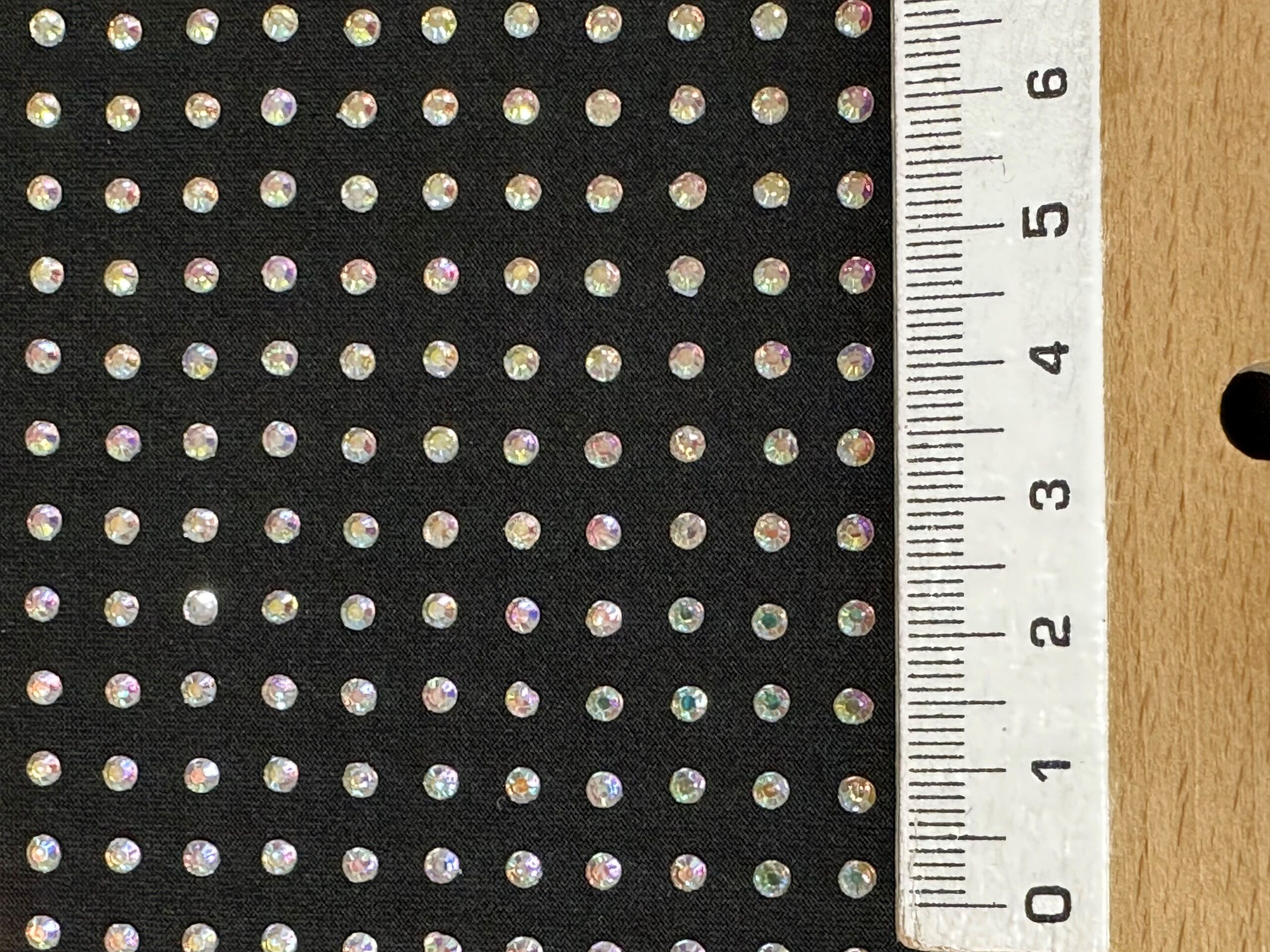 Lycra fantasía cristales f.negro