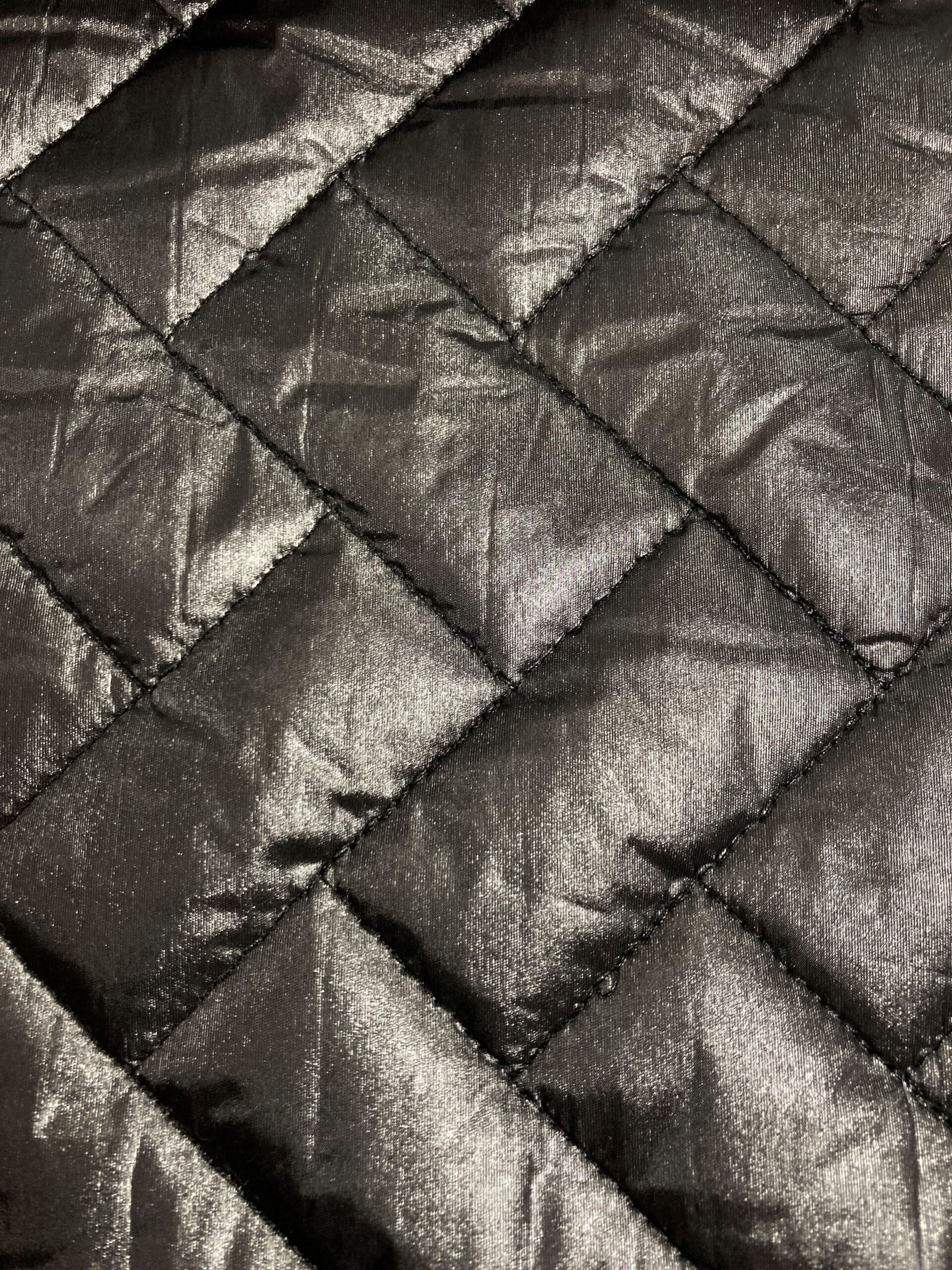 Acolchado rectángulo negro