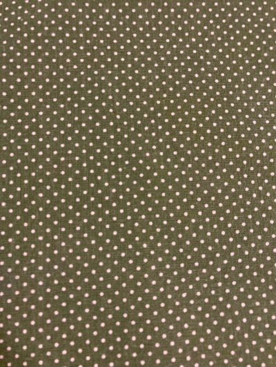 Algodón Mireia lunaritos verde