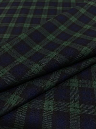 Cuadros escocés marino/verde