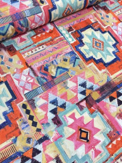 Canvas étnico fuxia