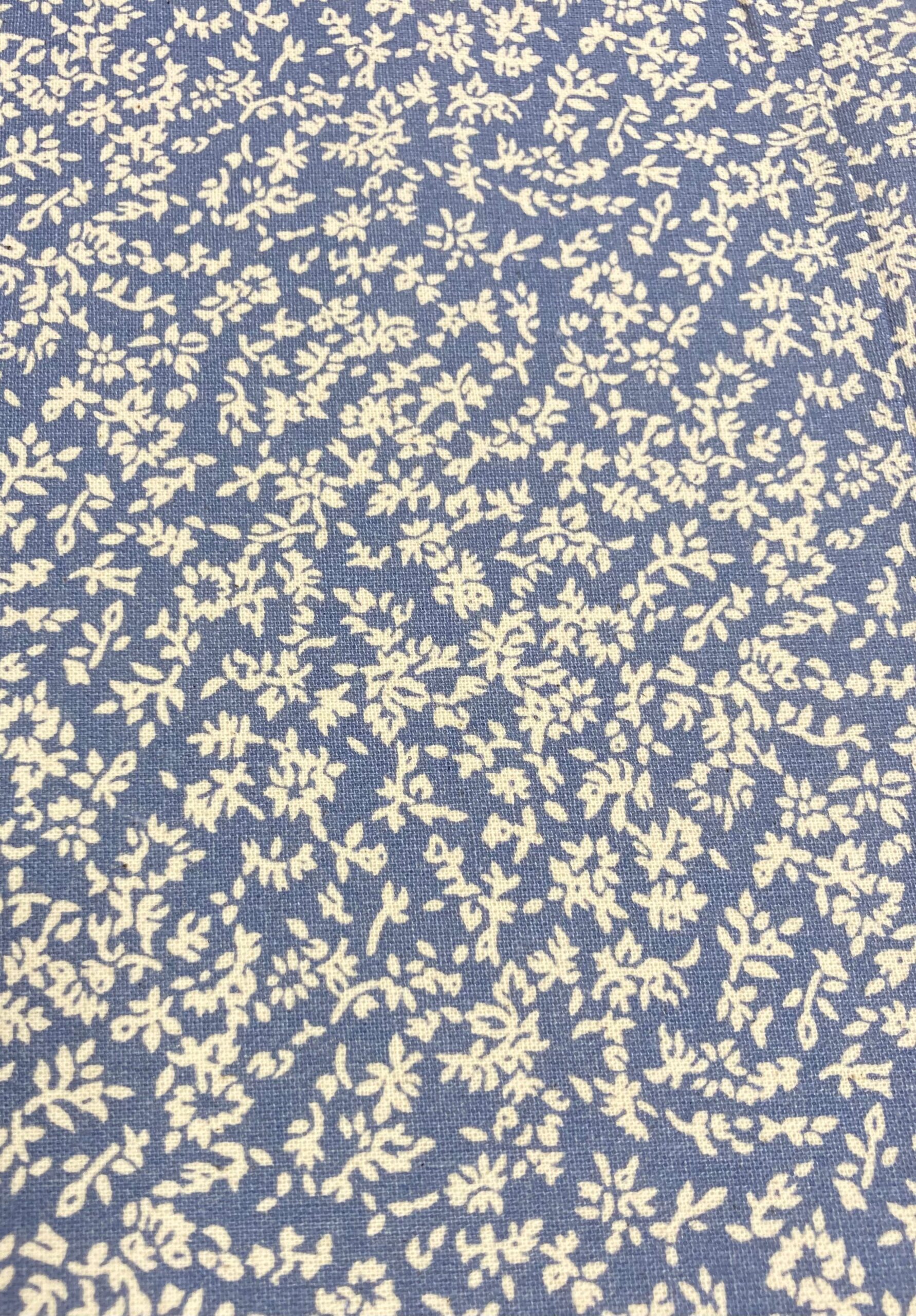 Algodón Mireia florecillas f.azul