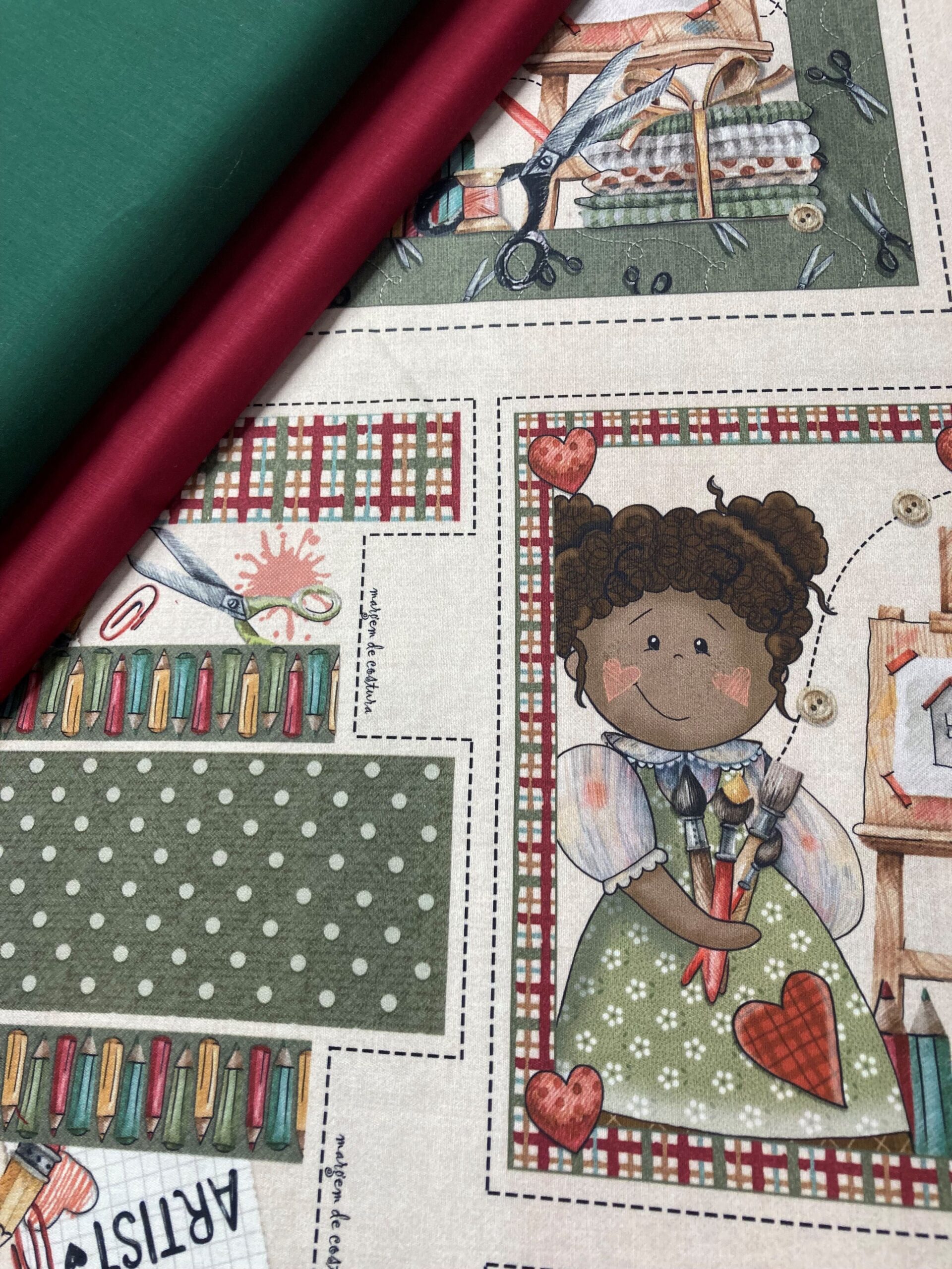 Panel algodón Pintora