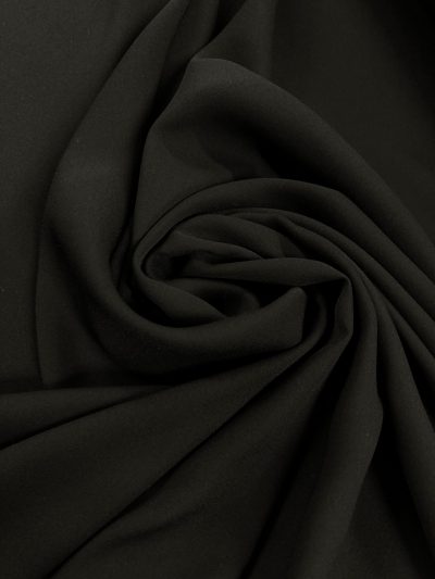 Georgette liso negro