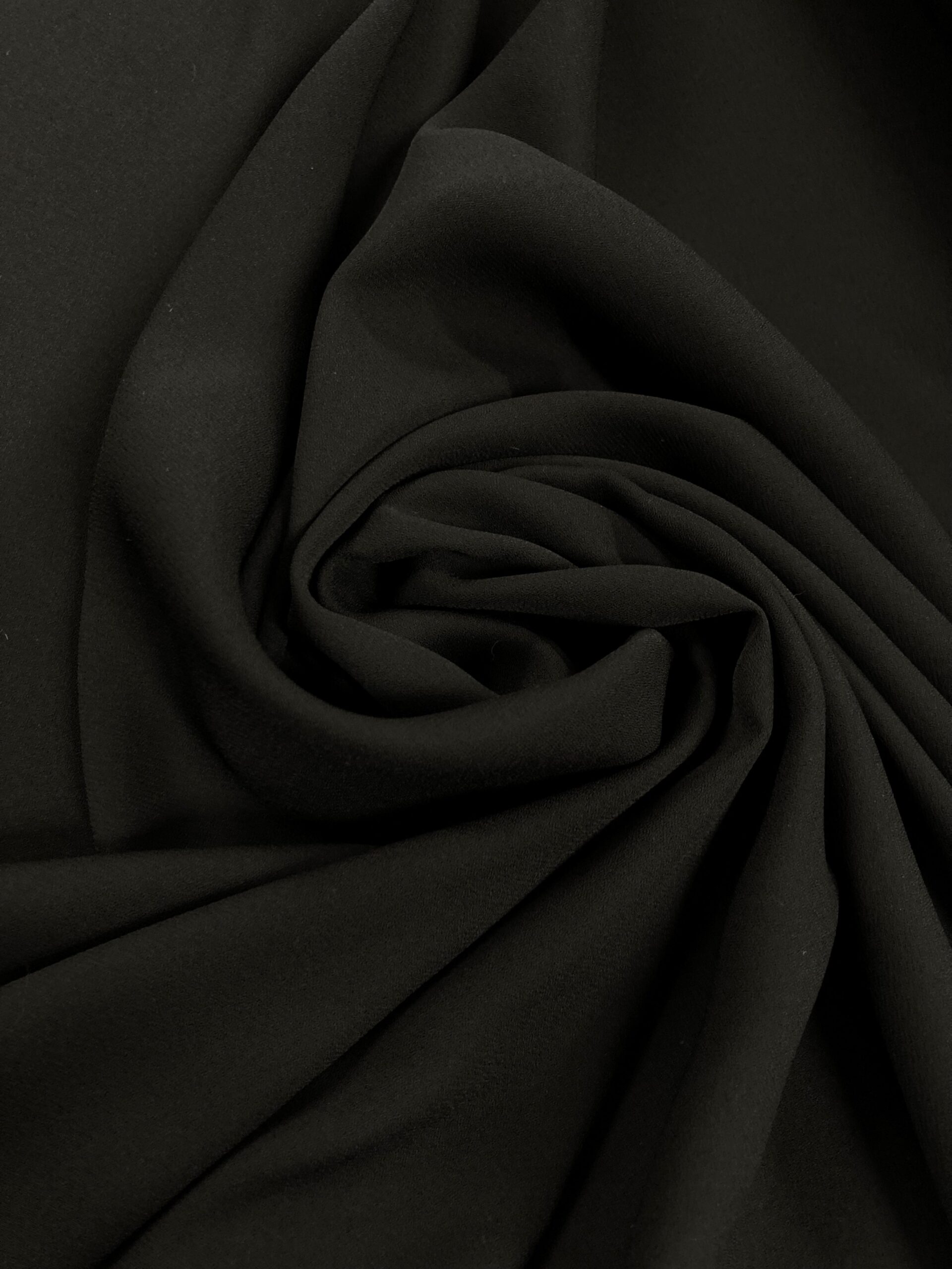 Georgette liso negro