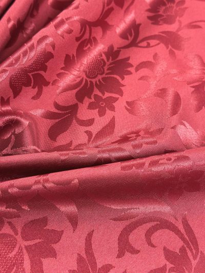 Damasco flores granate