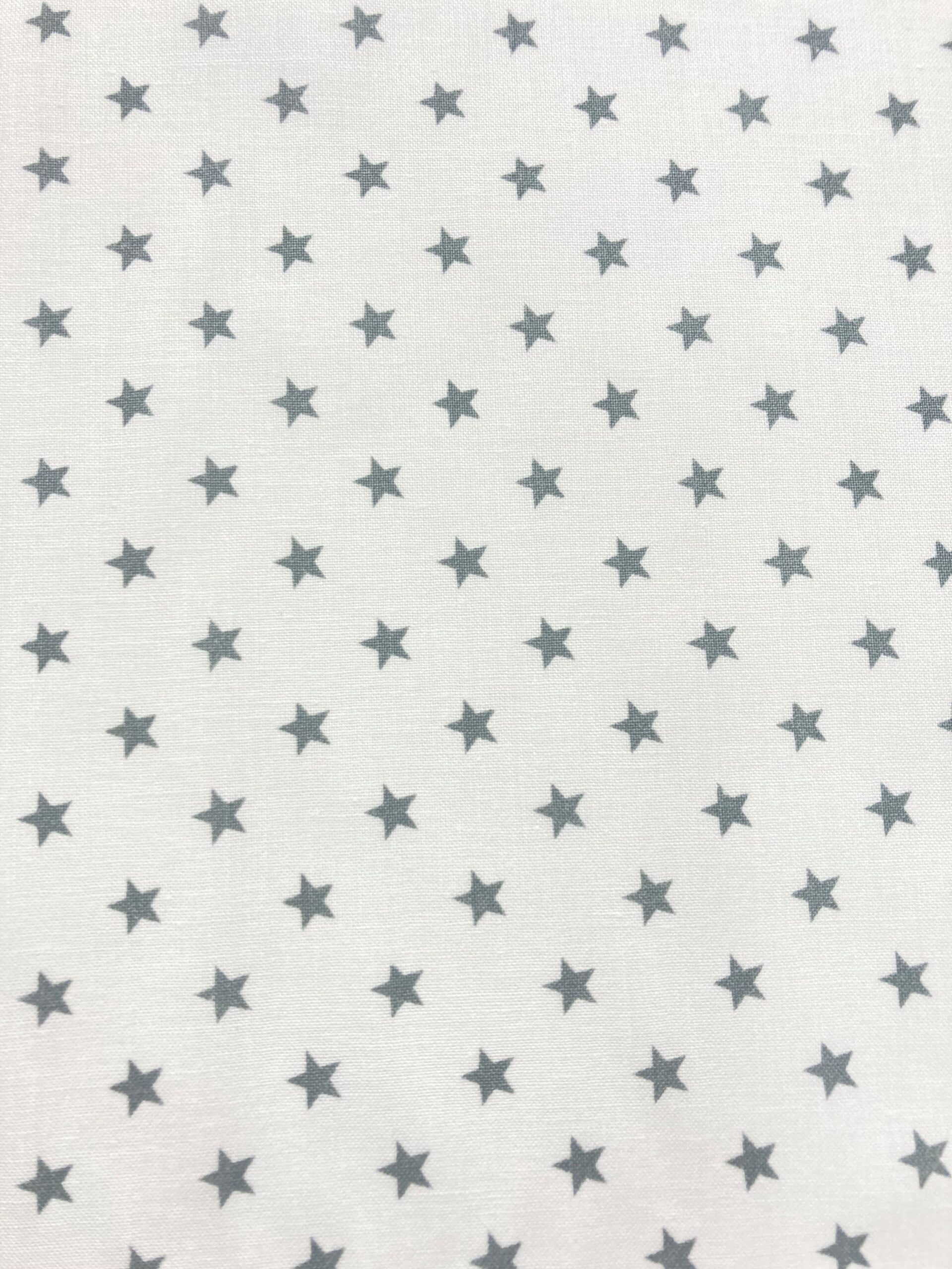 Algodón estrellas f.blanco