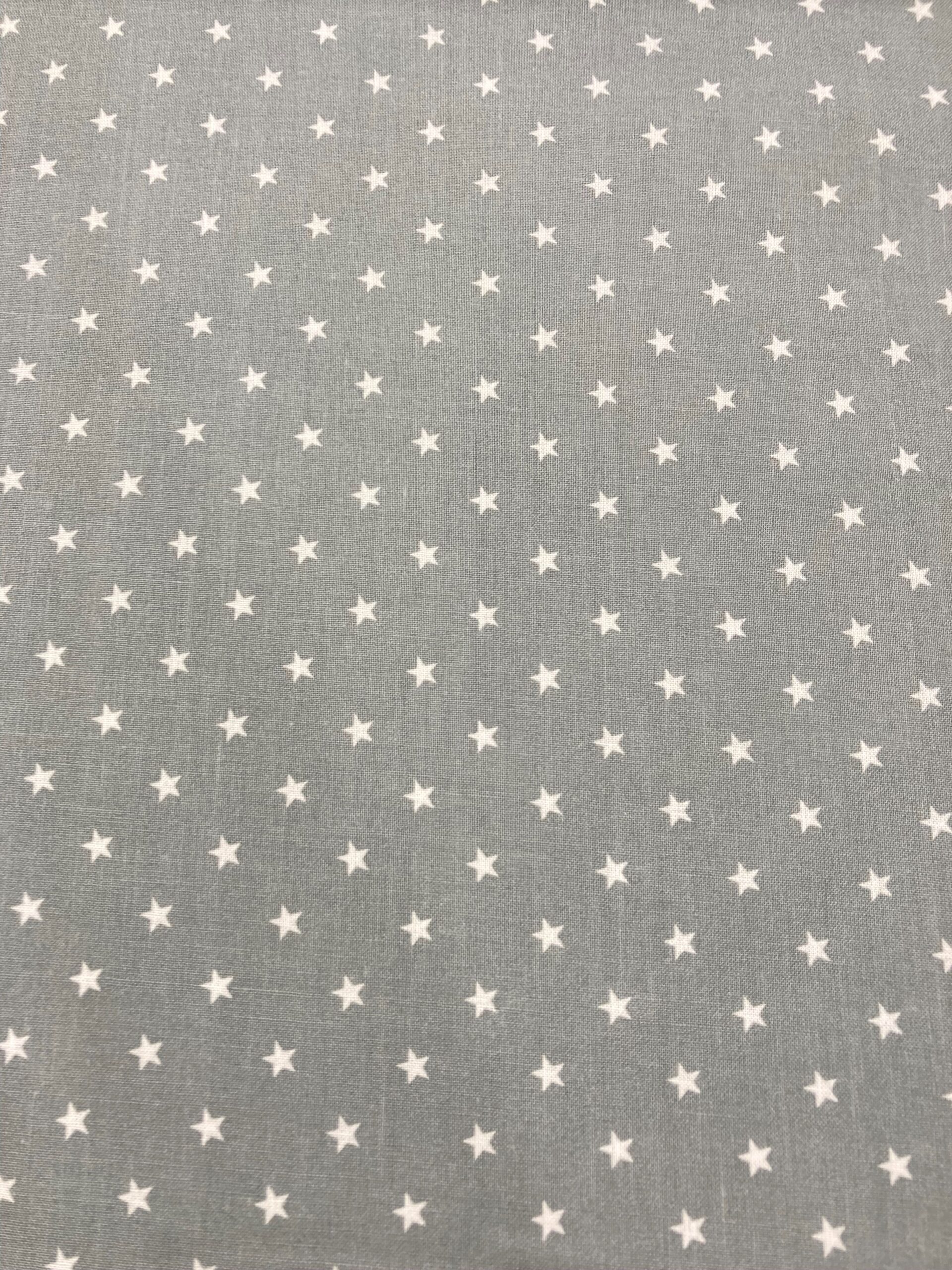 Algodón estrellas f.gris