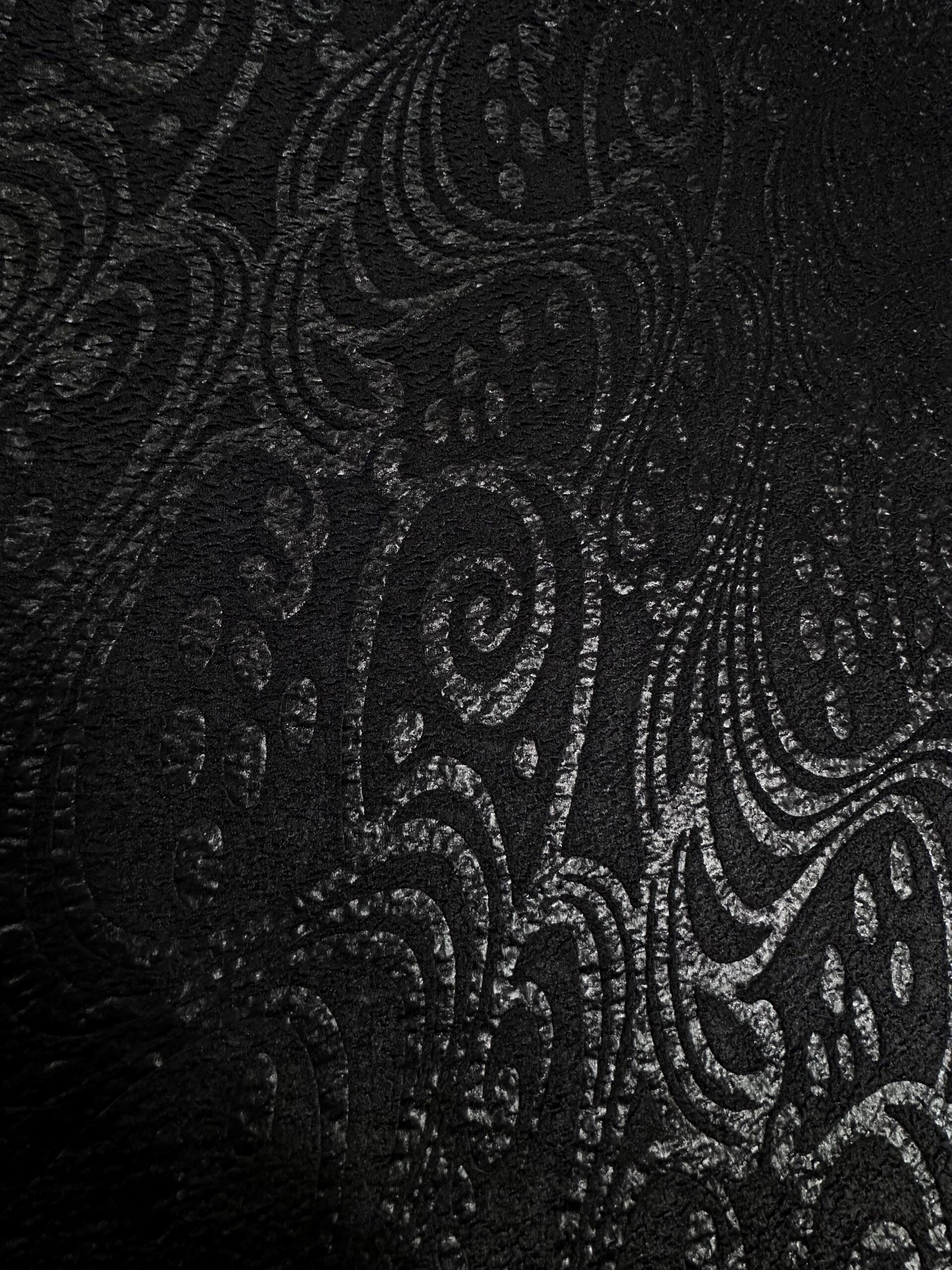 Punto gofrado Atenas negro