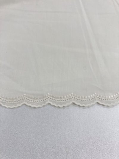 Batista Beig Algodón Bordada Paula