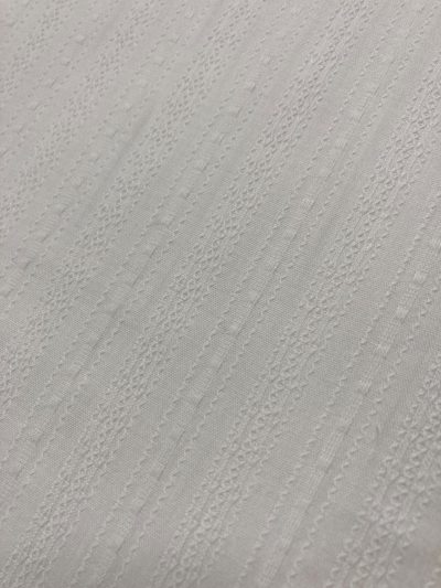 Algodón calado Jazmín blanco