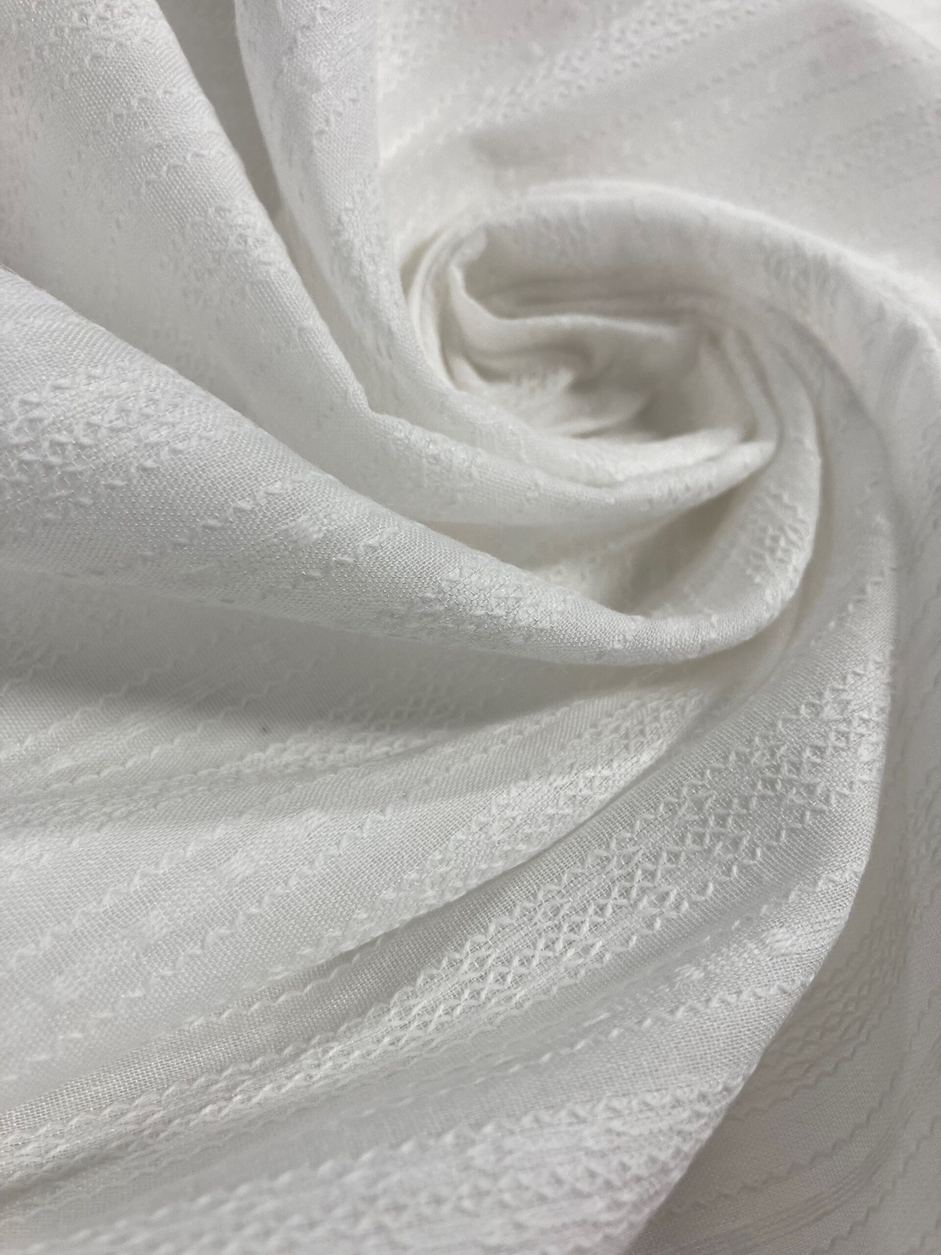 Algodón calado Jazmín blanco