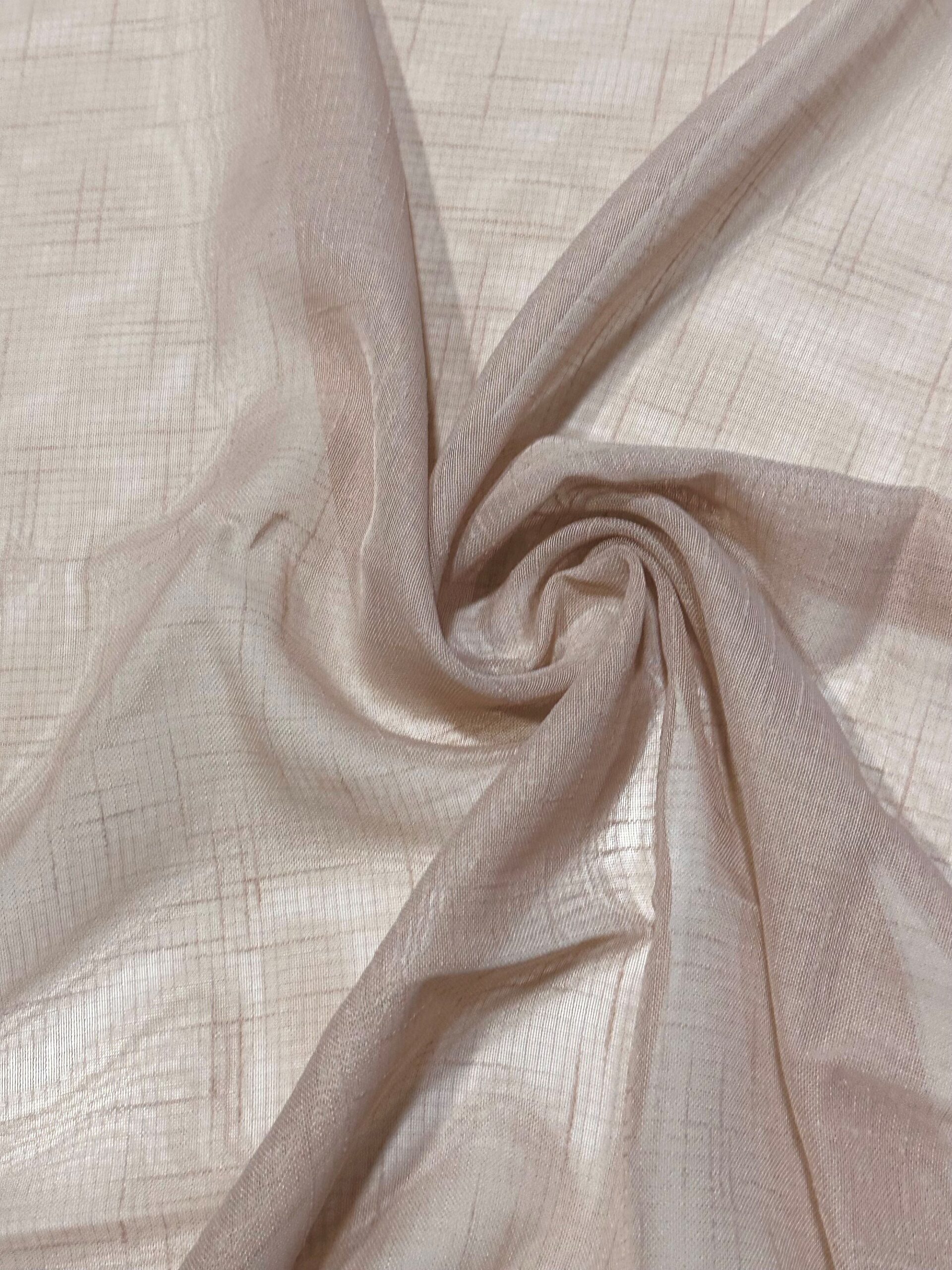 Visillo confeccionado Daniela Beige tostado